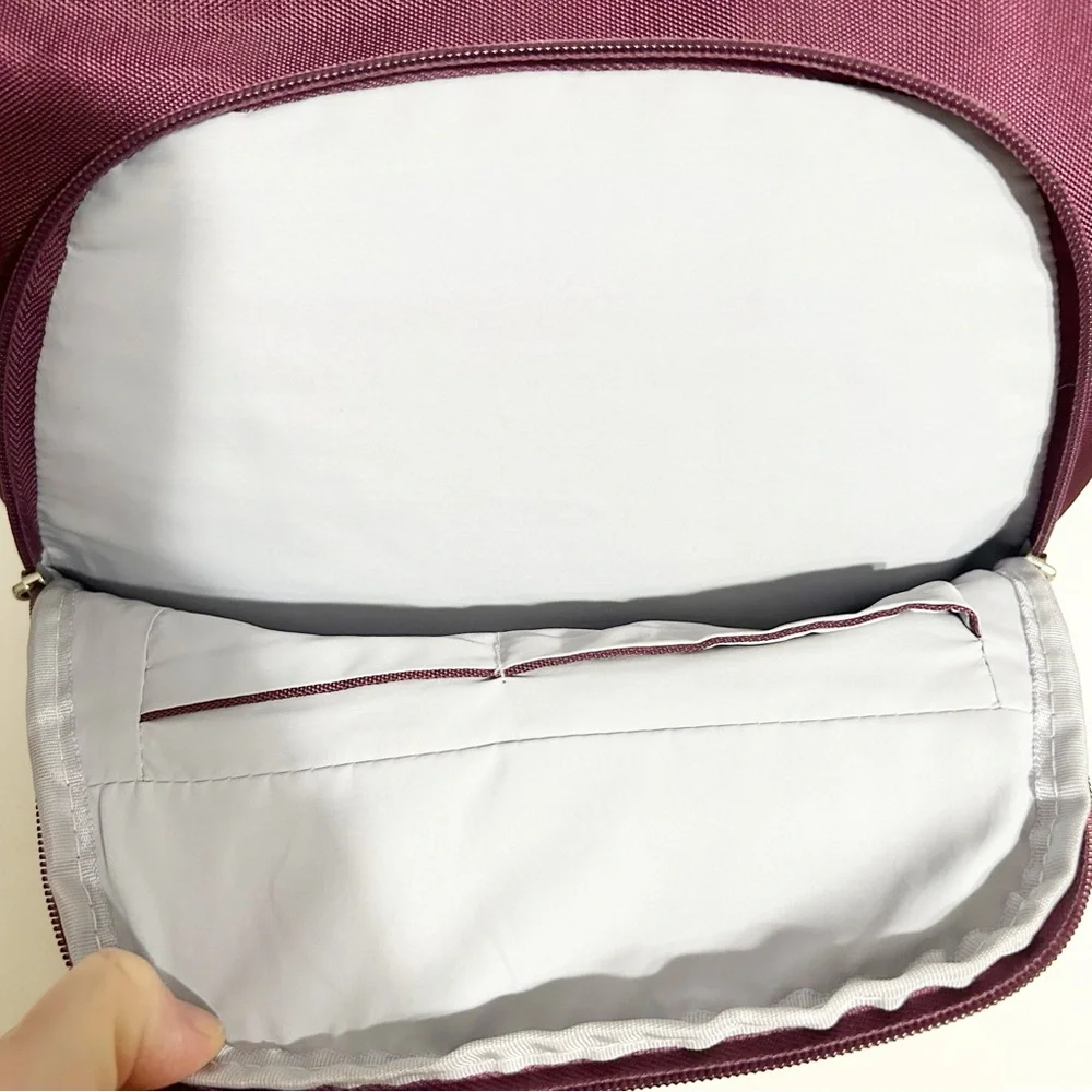 Travelon Anti-Theft Classic Crossbody Shoulder Bucket Bag Adjustable Strap 💜